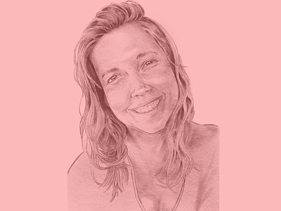 My love sketch. art colors illustraion pencil pink portrait print procreate digital painting procreate