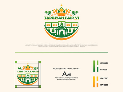 Tarbiyah Fair Logo brand branding design event design illustration logo logo design logo event