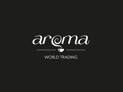 Aroma Coffee logo 2 brand identity branding coffee logo