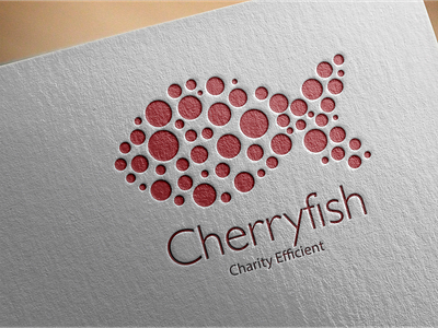 Cherry fish Logo design