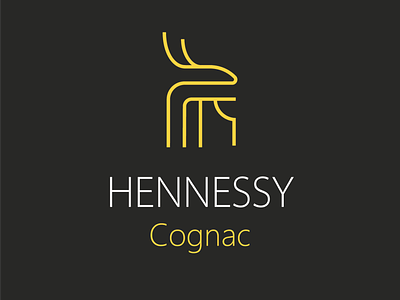 Hennessy Cognac logo @illustration @logo branding design graphic design icon illustration logo motion graphics