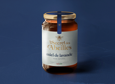 Le Secret des Abeilles | Honey Premium Packaging Design branding flat graphicdesign logo logodesign minimal packagedesign packaging packaging mockup typography