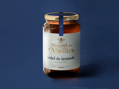 Le Secret des Abeilles | Honey Premium Packaging Design branding flat graphicdesign logo logodesign minimal packagedesign packaging packaging mockup typography