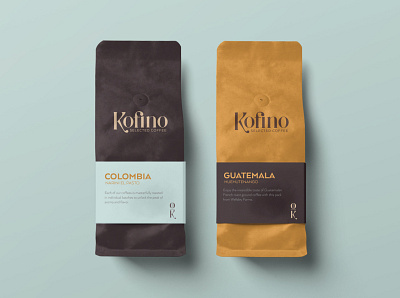 Kofino SELECTED COFFEE | Coffee Visual Identity Design branding coffee coffee logo coffee logo design design flat graphicdesign logodesign minimal packagedesign packaging packaging mockup