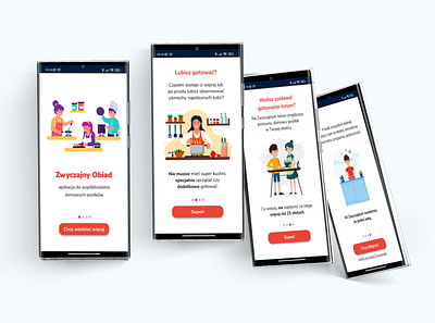 Zwyczajny obiad - mealsharing app [onboarding] app design branding community mealsharing onboarding ux writing