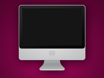 Not an iMac icon imac vector