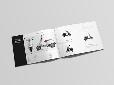 Vespa Catalogue - specifications branding catalog catalogue catalogue design primavera print specifications vespa