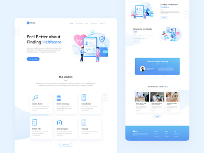 Helthcare Landing Page