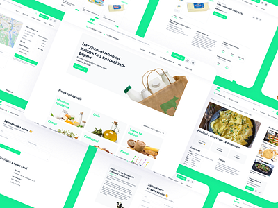 MotherFarm — Online Store / E-commerse Website e commerce e store figma food prototyping ui ux website