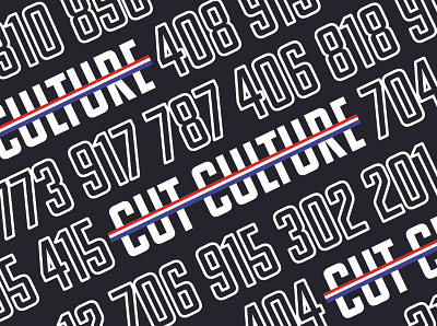 Cut Cultr Branding branding clean design codes design identitydesign illustration illustrator logo logo design minimal numbers social social media typography zip code