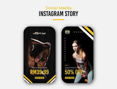 Social Media Instagram Story branding design logo minimal ui vector