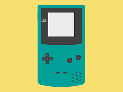 GameBoy Color Vector Illustration