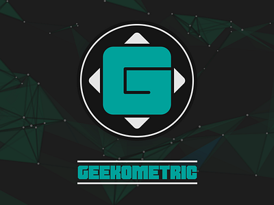 Geekometric Identity illustrator logo monogram typography
