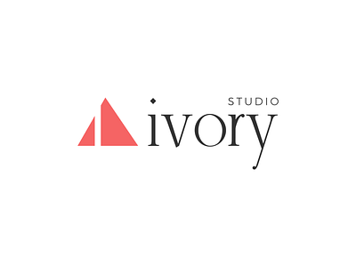 Logo Design for Studio Ivory brand identity brand identity design branding clean design graphic design logo logodesign luxury logo vector
