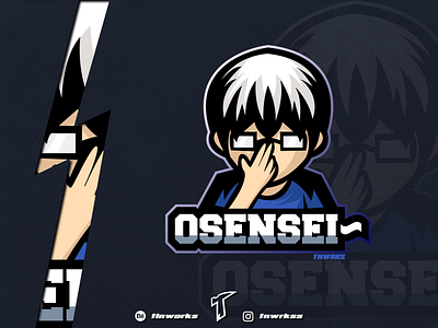 Osensei~ Logo branding design illustration illustrator logo mascotlogo photoshop vector