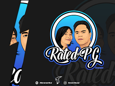 RatedPG Profile branding design illustration illustrator logo mascotlogo photoshop vector