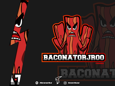 BaconatorJr00 branding design illustration illustrator logo mascotlogo photoshop vector