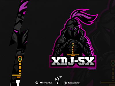 XDJ-5X branding design illustration illustrator logo mascotlogo photoshop vector
