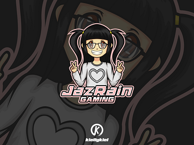 JazRain Gaming branding design illustration illustrator logo mascotlogo photoshop vector