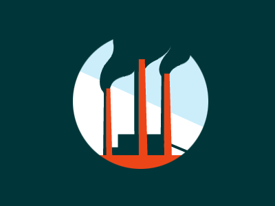 Beyond Coal Icon #1 animated icon beyond coal gif sierra club smokestack