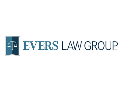 Evers Law Group Logo graphic design law firm lawyer logo