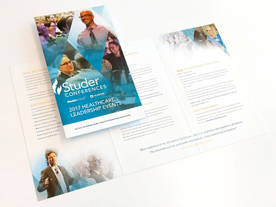 Studer Conferences 2017 Brochure brochure brochure design conference direct mail event marketing graphic design healthcare print