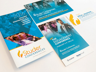 Studer Conferences Campaign 2016 brochure campaign conference design direct mail event marketing graphic design healthcare
