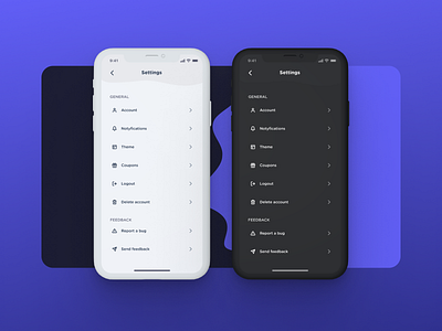 Calculator App Design | Settings