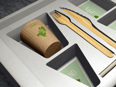 Design of environmentally sustainable cutlery in air transport