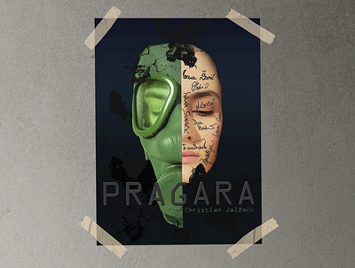Pragara Poster art crime dante design drama drawing face graphicdesign green icon photography play poster poster design show theater theater design theatre theatrical mask typography