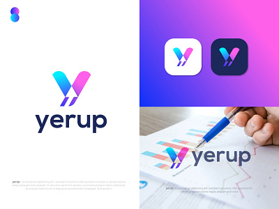 Y Letter Logo Design For Yerup By Noman Abdullah Logo And Branding On Dribbble