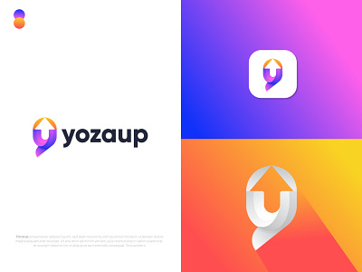 Modern Y letter logo design for yozaup