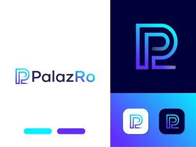 Modern PalazRo logo abstract agency app app icon brand identity branding branding agency branding design colorful logo gradient letter logo logo designer logo mark logodesign logotype minimal logo modern logo online p letter logo r logo