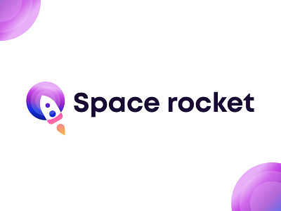 Space rocket logo a b c d e f g h i j k l m n abstract agency branding creative dragon gradient illustration letter logo logo logo design logotype mark minimal logo o p q r s t u v w q y z rocket rocketship runic simple startup