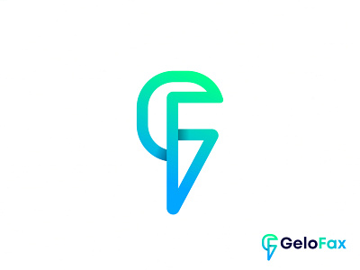 G+F Logo Concept for GeloFax abstract app app logo design brand identity branding creative design f letter fg logo design flat g logo icon logo logo deisgner logo design logo designer modern logo ui ux vector