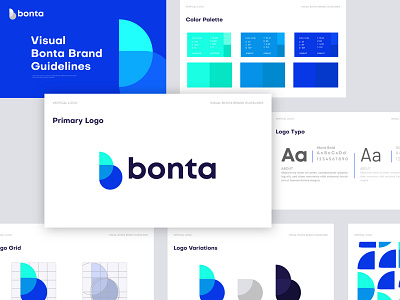 Bonta Branding Logo Design blue logo brand brand design brand identity branding branding agency branding concept branding design design gradient gradient logo icon illustration logo logo design logodesign logodesinger logos logotype typography