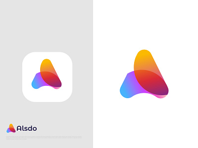 Modern A logo | Alsdo App icon | a letter mark a a letter a logo a mark abstract app brand identity branding agency colorful logo creative logo flat logo identity designer illustration letter logo logo logo designer logotype minimal logo modern logo symbol