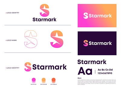 Starmark Branding app brand identity branddesigner branding corporateidentity design letter logo logo logo designer logo mark logos logotype modern logo s icon s logo s mark star icon star logo tech technology