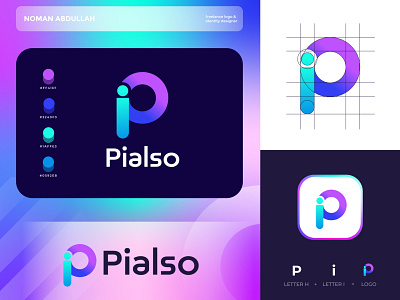 Pialso branding logo branding logo design grafico design inspiration designideas graphic designers grid logo i letter i logo logo logo design ideas logo designer logo designs logo desinger logo inspirations logo maker logo mark logo type logoinspiration p logo pi logo