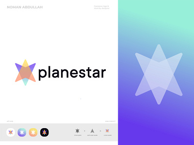 PlaneStar | Modern Travel Logo And Branding | travel booking app agency airplane booking brand identity branding folded holidays logo logo design logo designer logomark paper plane star logo travel traveling travelling trip vacation vacations