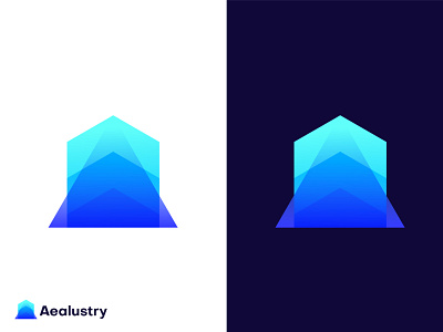 Modern letter A logo for real estate industry । arrow logo a abstract blockchain branding building capital ventures commercial cryptocurrency finance financial gradient invest investing fund letter mark monogram logo logo design modern real estate shares technology