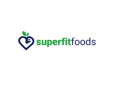 Superfit Foods branding design flat graphic design logo logo design logos minimal vector