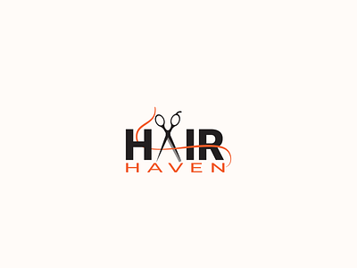 Hair Haven logo design branding business logo design flat hanif mia icon logo logo design logo design branding logo design concept