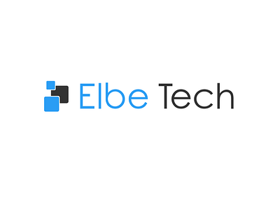 ELBE TECH branding business logo graphic design logo logo design