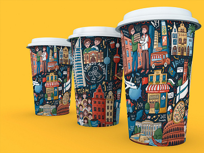 Coffee cup design