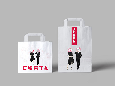 Corta clothing brand carteles design diseño gráfico icon illustration logo logo design marca vector