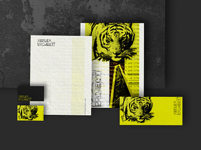 Visual image Reflex Project branding carteles design diseño diseño gráfico ilustración marca merchandising typography vector