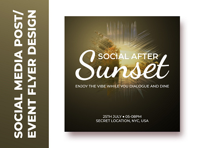 SOCIAL MEDIA POST | EVENT FLYER DESIGN ad banner banner design best design design dribbble best shot event flyer design graphic design social media design social media pack social media post design web banner design