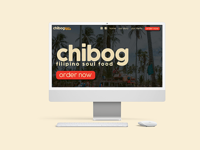 Chibog design figma landingpage
