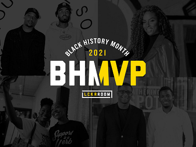 BHMVP black history month branding design logo sports